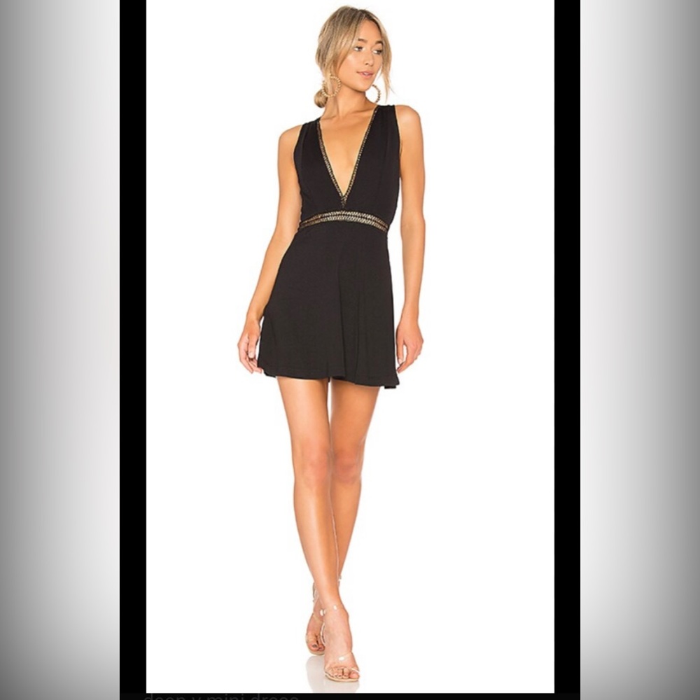 Free People Black Mini Dress